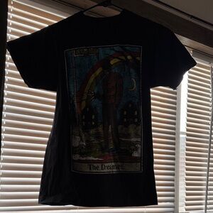 Black Graphic T-Shirt - The Dreamer